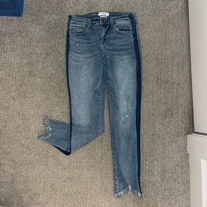 pistola straight leg pinstripe jean